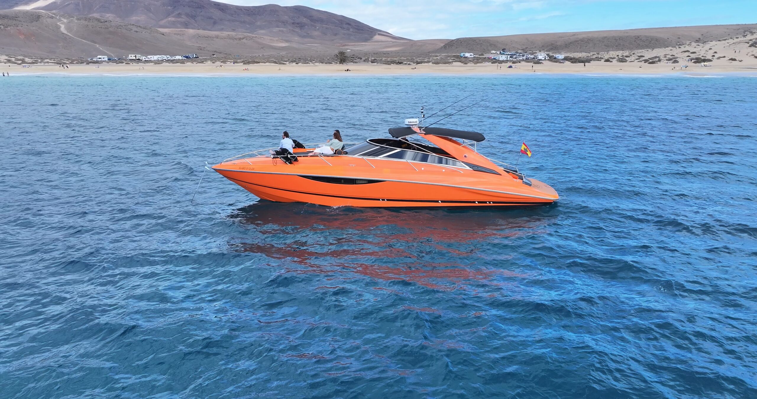 Jacht premium Sunseeker – 3h rejs wzdłuż Lanzarote